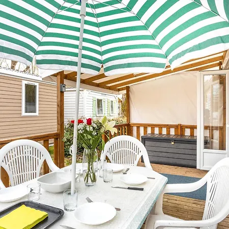 Kemping Mobilhome - Piscines - Terrasse Angles